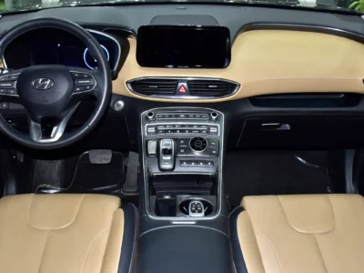 2023 Hyundai Santa Fe Premium 3.5 Litres 6 Cylinders Petrol Engine Grey Beige SUV
