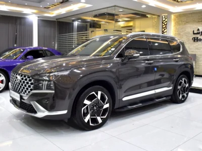 2023 Hyundai Santa Fe Premium 3.5 Litres 6 Cylinders Petrol Engine Grey Beige SUV