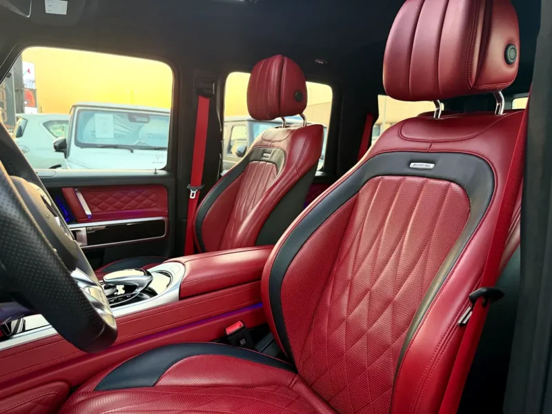 2024 Mercedes-Benz G-Class G 63 AMG 4.0L V8 Biturbo Petrol Engine Black Red SUV Korean Spec