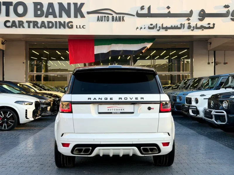 2019 Land Rover Range Rover Sport SVR 8 Cylinders Petrol Engine White Red SUV Automatic