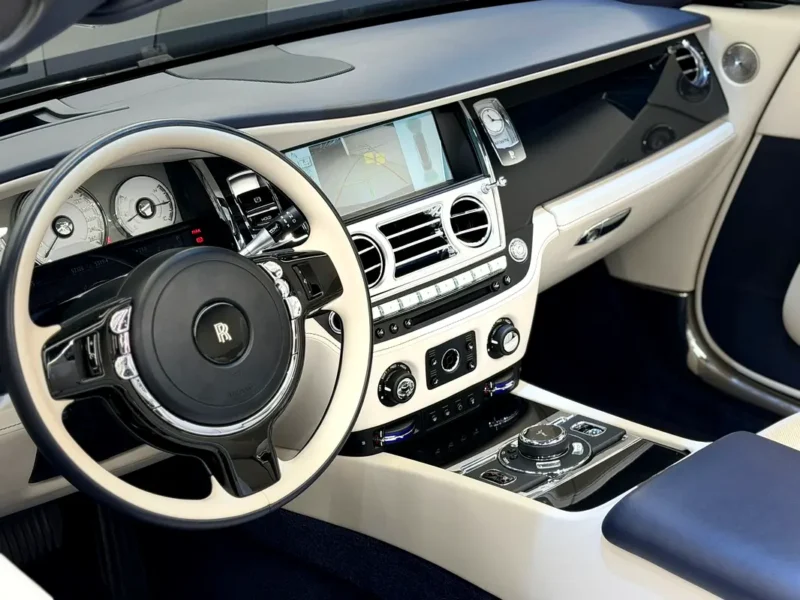2017 Rolls-Royce Dawn Standard 12 Cylinders Petrol Engine Black White Convertible Korean Specs