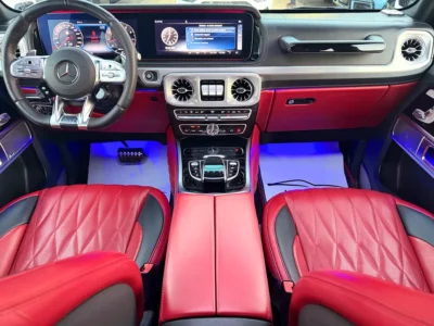 2024 Mercedes-Benz G-Class G 63 AMG 4.0L V8 Biturbo Petrol Engine Black Red SUV Korean Spec