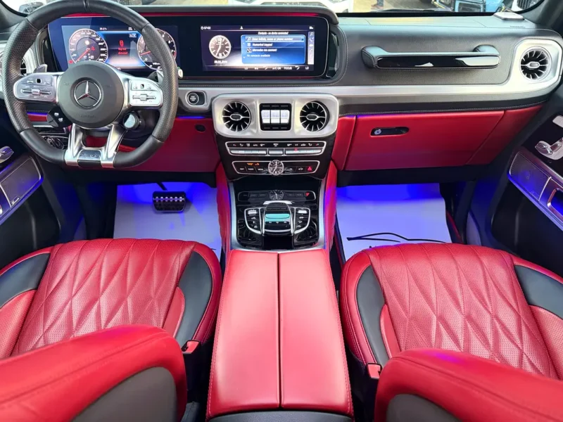 2024 Mercedes-Benz G-Class G 63 AMG 4.0L V8 Biturbo Petrol Engine Black Red SUV Korean Spec