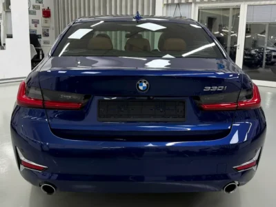 2020 BMW 3-Series 330i 4 Cylinders Petrol Engine Blue Brown Sedan GCC Specs Perfect Condition