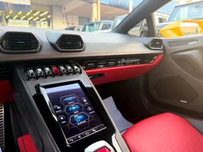 2022 Lamborghini Huracan EVO Spyder 10 Cylinders Petrol Engine Yellow Red Convertible