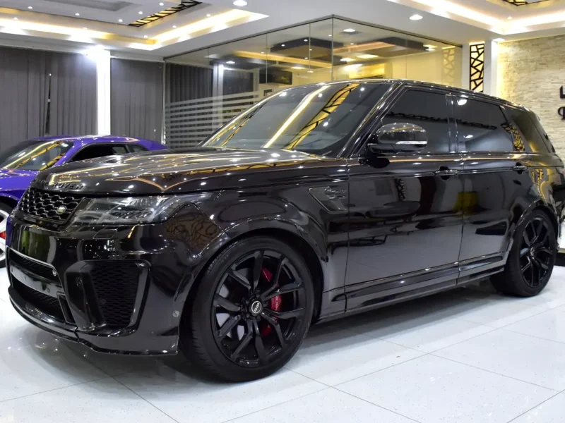 2020 Land Rover Range Rover Sport SVR 8 Cylinders Petrol Engine Purple Red SUV