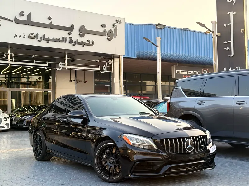2020 Mercedes-Benz C-Class C63 AMG 8 Cylinders Petrol Engine Black Red Sedan Automatic
