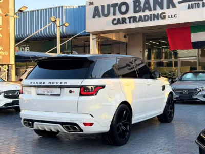 2019 Land Rover Range Rover Sport SVR 8 Cylinders Petrol Engine White Red SUV Automatic