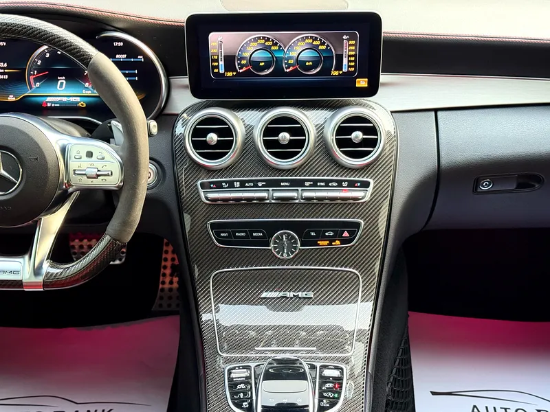 2020 Mercedes-Benz C-Class C63 AMG 8 Cylinders Petrol Engine Black Red Sedan Automatic