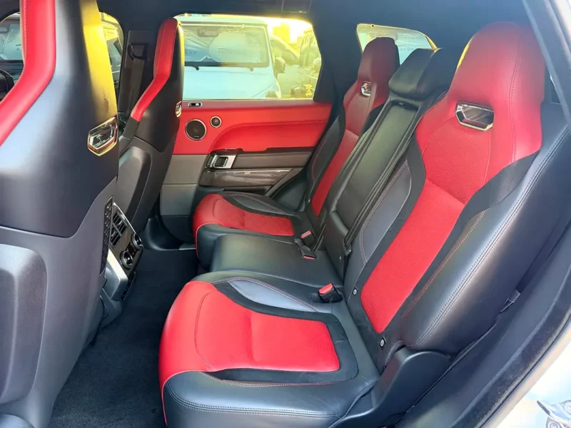 2019 Land Rover Range Rover Sport SVR 8 Cylinders Petrol Engine White Red SUV Automatic