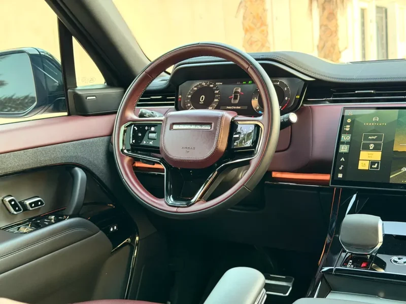 2024 Land Rover Range Rover Sport P400 Dynamic HSE 6 Cylinders Engine Black Maroon SUV