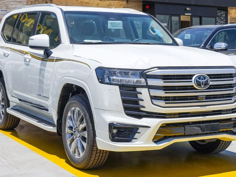 2026 Toyota Land Cruiser 6 Cylinders Petrol Engine White Beige SUV GCC Specs Automatic