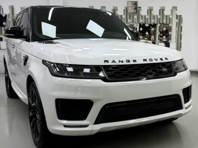 2021 Land Rover Range Rover Sport HST 6 Cylinders Petrol Engine White Red SUV GCC Specs
