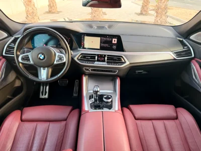 2021 BMW X6 xDrive40i M Sport 6 Cylinders Petrol Engine Green Red SUV Korean Specs