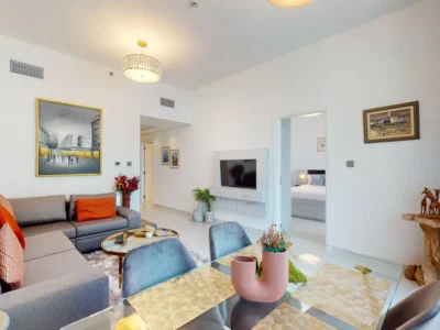 Spacious 1 bedroom | Fully Furnished & converted to 2beds | 2 baths | Balcony | Car Parking