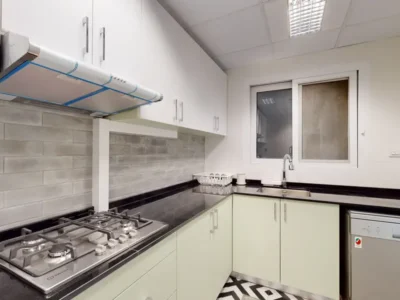 Spacious 1 bedroom | Fully Furnished & converted to 2beds | 2 baths | Balcony | Car Parking