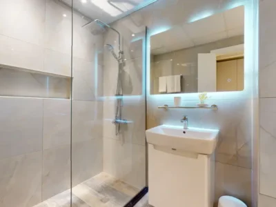 Spacious 1 bedroom | Fully Furnished & converted to 2beds | 2 baths | Balcony | Car Parking