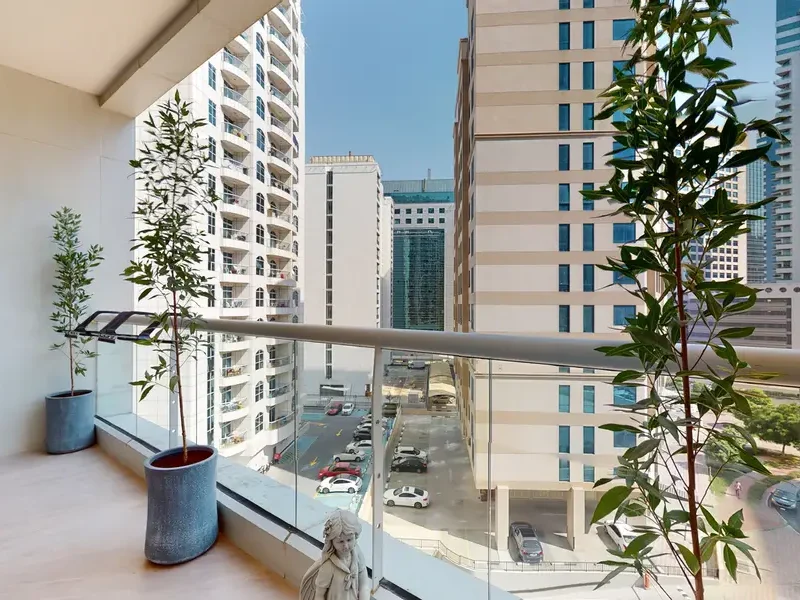Spacious 1 bedroom | Fully Furnished & converted to 2beds | 2 baths | Balcony | Car Parking