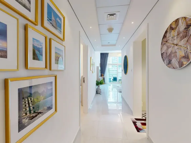 Spacious 1 bedroom | Fully Furnished & converted to 2beds | 2 baths | Balcony | Car Parking