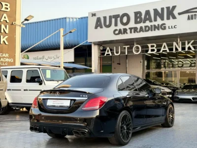 2020 Mercedes-Benz C-Class C63 AMG 8 Cylinders Petrol Engine Black Red Sedan Automatic