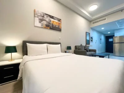 Furnished Studio for Rent with Balcony