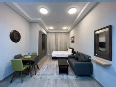 Furnished Studio for Rent with Balcony