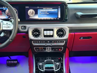 2024 Mercedes-Benz G-Class G 63 AMG 4.0L V8 Biturbo Petrol Engine Black Red SUV Korean Spec