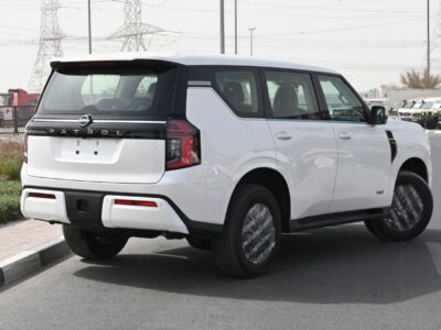 2026 NISSAN PATROL T1 3.5L V6 Twin-Turbocharged Petrol Engine White Black SUV