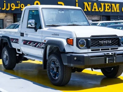 2026 Toyota Land Cruiser 4 Cylinders Diesel Engine White Beige Pickup Truck GCC Specs
