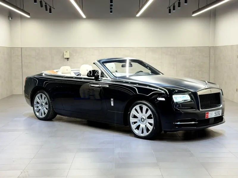 2017 Rolls-Royce Dawn Standard 12 Cylinders Petrol Engine Black White Convertible Korean Specs