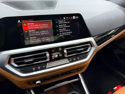 2020 BMW 3-Series 330i 4 Cylinders Petrol Engine Blue Brown Sedan GCC Specs Perfect Condition
