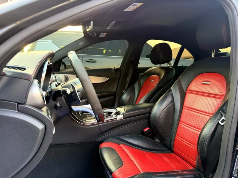 2020 Mercedes-Benz C-Class C63 AMG 8 Cylinders Petrol Engine Black Red Sedan Automatic