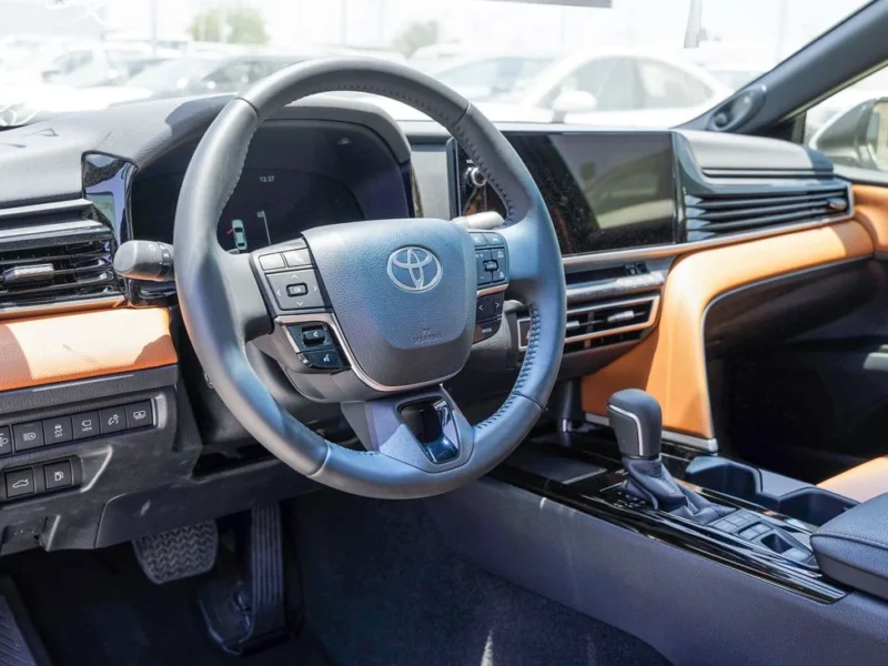 2026 Toyota Camry 4 Cylinder Petrol Engine Silver Tan Sedan GCC Specs Automatic