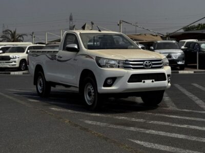 2025 TOYOTA HILUX 2.7L 4 Cylinders PETROL Engine SINGLE CAB M/T White Red Pickup