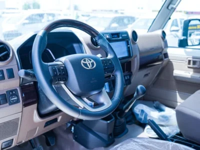 2026 Toyota Land Cruiser 4 Cylinders Diesel Engine White Beige Pickup Truck GCC Specs