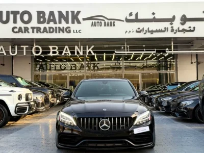 2020 Mercedes-Benz C-Class C63 AMG 8 Cylinders Petrol Engine Black Red Sedan Automatic