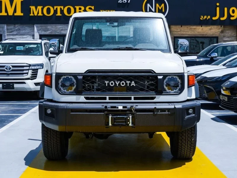 2026 Toyota Land Cruiser 4 Cylinders Diesel Engine White Beige Pickup Truck GCC Specs