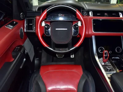 2020 Land Rover Range Rover Sport SVR 8 Cylinders Petrol Engine Purple Red SUV