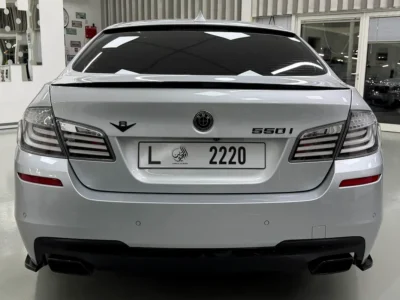 2012 BMW 5-Series 550i Exclusive 8 Cylinders Petrol Engine Silver Black Sed M Kit Perfect Condition