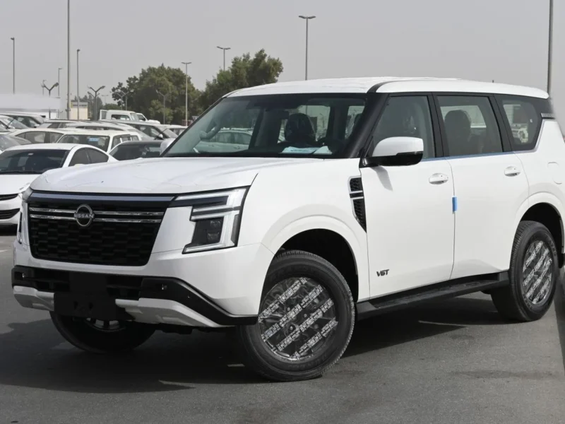 2026 NISSAN PATROL T1 3.5L V6 Twin-Turbocharged Petrol Engine White Black SUV