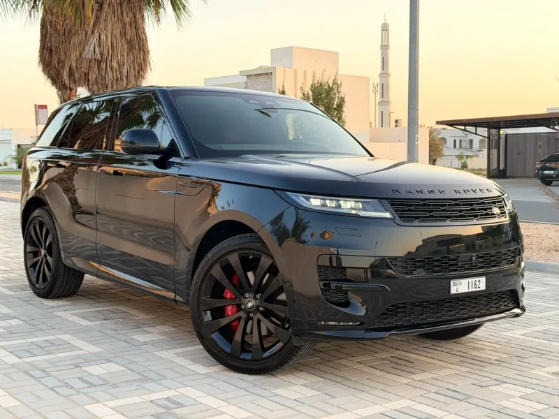 2024 Land Rover Range Rover Sport P400 Dynamic HSE 6 Cylinders Engine Black Maroon SUV
