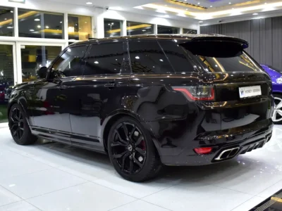 2020 Land Rover Range Rover Sport SVR 8 Cylinders Petrol Engine Purple Red SUV