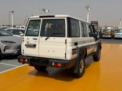 2026 Toyota Land Cruiser 76 2.8-liter 4 Cylinder Diesel White Tan SUV GCC Specs Manual