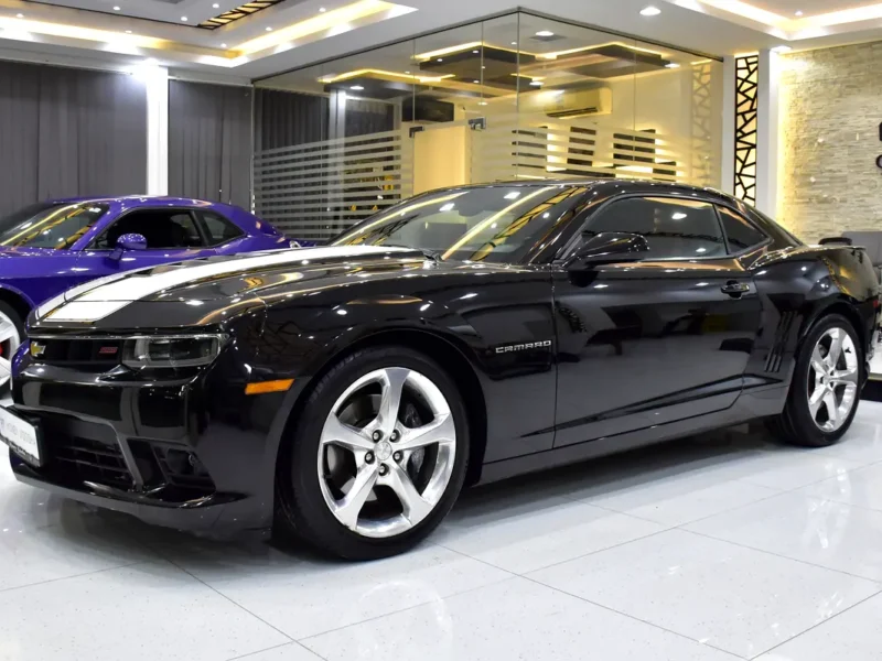 2015 Chevrolet Camaro SS 8 Cylinders Petrol Engine Black Red Coupe GCC Specs Automatic