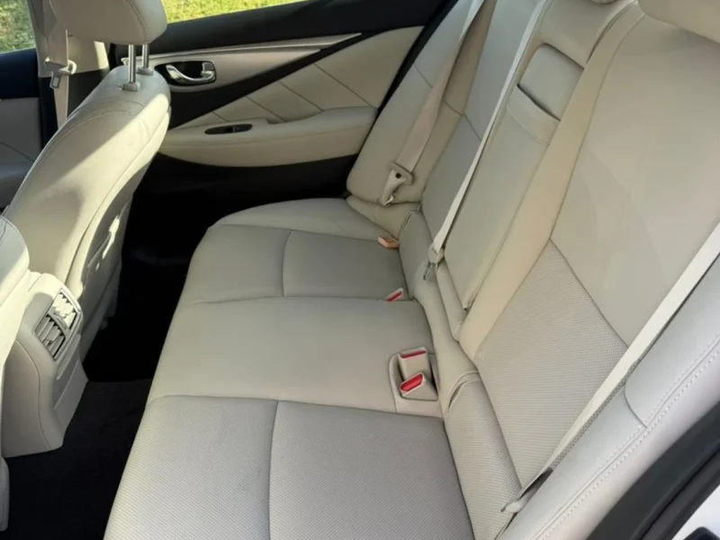 2024 Infiniti Q50 LUXE 3.0 Litres 6 Cylinders Petrol Engine White Beige Sedan GCC Specs