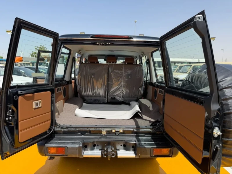 2026 Toyota Land Cruiser 76 2.8-liter 4 Cylinder Diesel Black Tan SUV GCC Specs Automatic