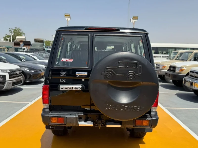2026 Toyota Land Cruiser 76 2.8-liter 4 Cylinder Diesel Black Tan SUV GCC Specs Automatic