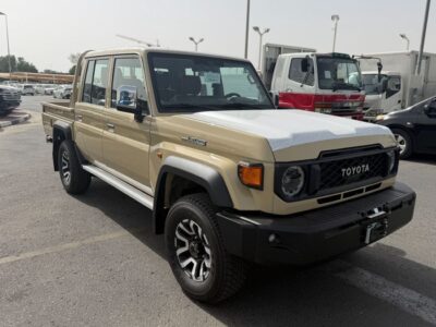 2026 Toyota Land Cruiser 4.0L V6 Double Cab Utility Beige Tan Pickup Trucks GCC Specs