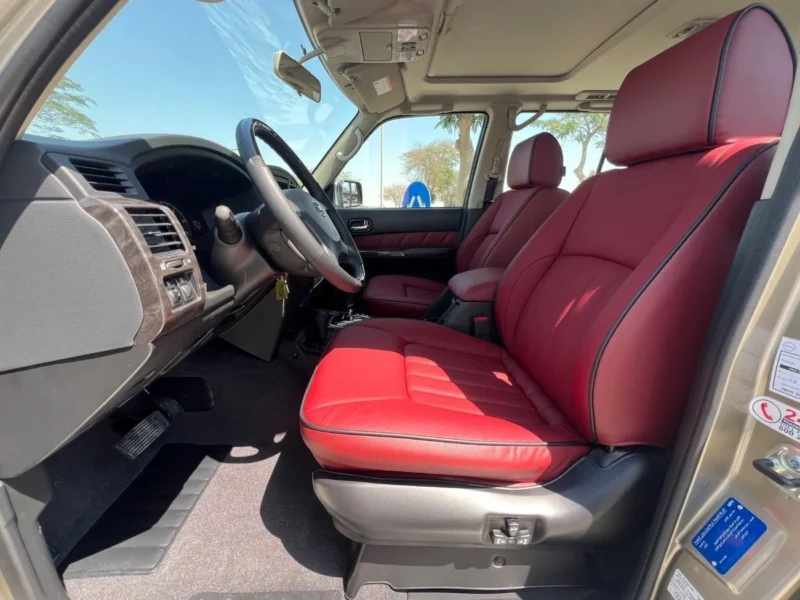 2024 Nissan Patrol Super Safari 4.8 Litres 6-Cylinder In-line Gold Red SUV GCC Specs