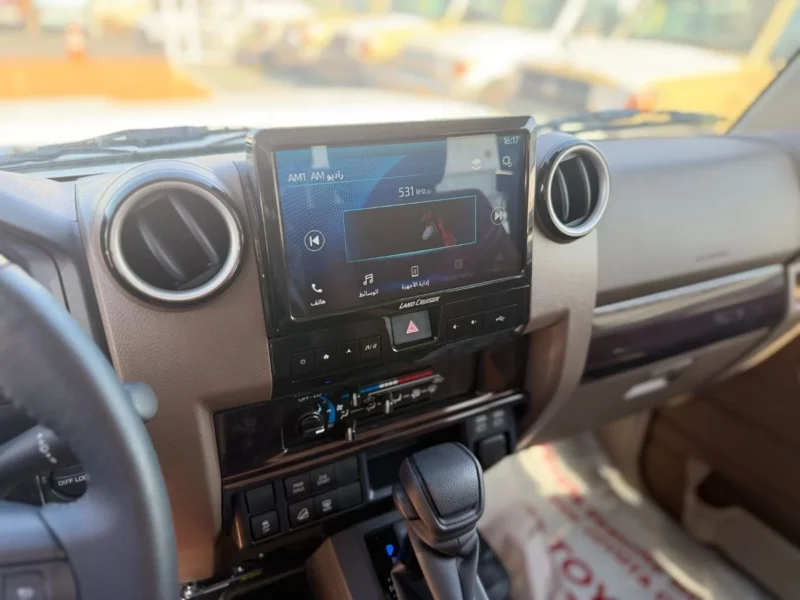 2026 Toyota Land Cruiser 76 2.8-liter 4 Cylinder Diesel White Tan SUV GCC Specs Automatic